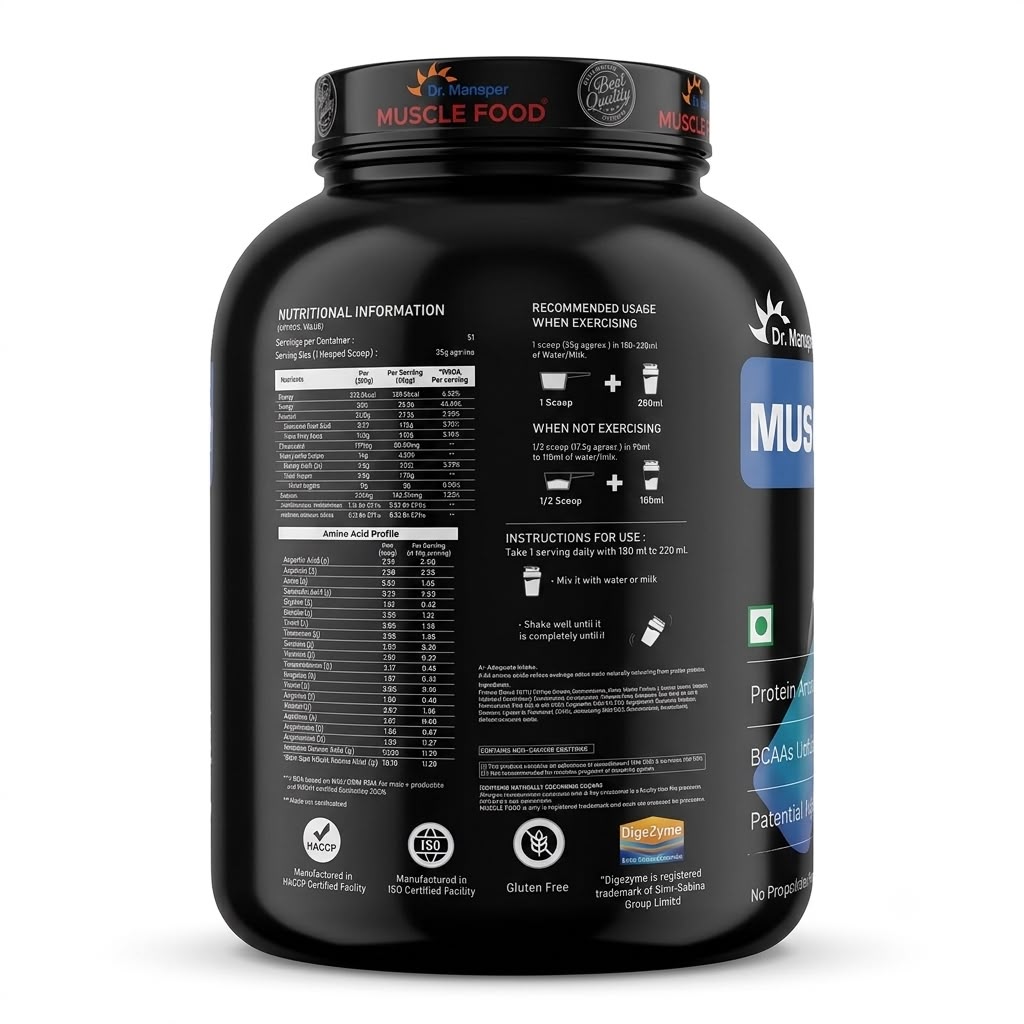 DR MOREPEN MUSCLE FOOD WHEY 1.81KG