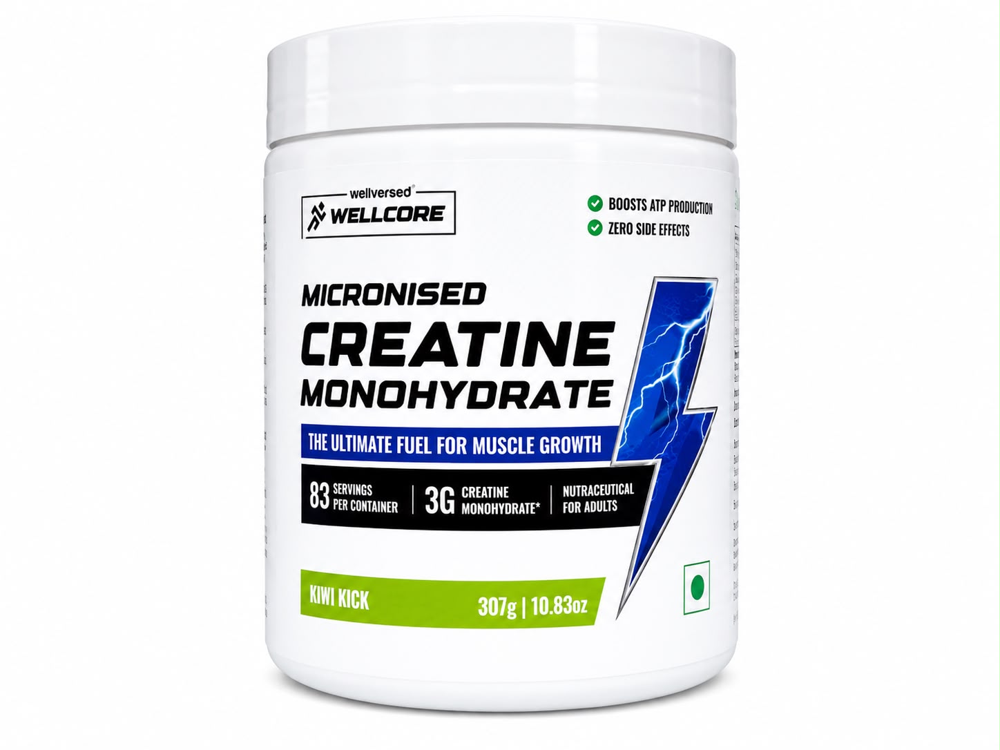 WELLCORE CREATINE MONOHYDRATE 307GM FLAVOURED